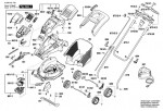 Bosch 3 600 H81 7B1 ROTAK 37 LI Lawnmower Spare Parts